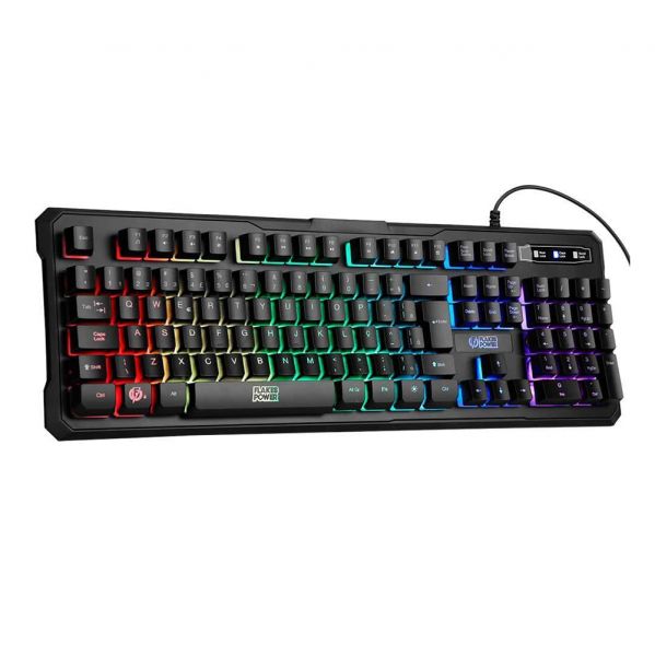 Teclado Gamer Elg Flakes Power Battle Flkt001 - Preto