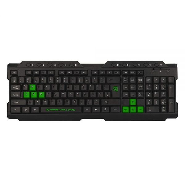 Teclado Gamer Elg Dragon War - Preto (Português)