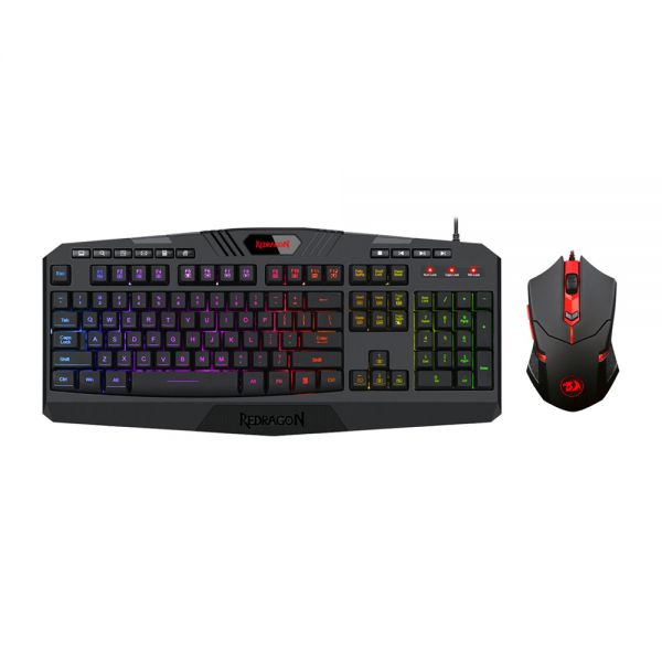 Kit Teclado + Mouse Redragon Vajra S101-3 - Preto