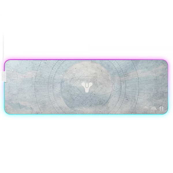 Mouse Pad Steelseries Qck Prism Destiny 2 Edition Rgb Xl - Branco
