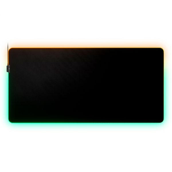 Mouse Pad Steelseries Qck Prism Cloth Rgb Xxl - Negro