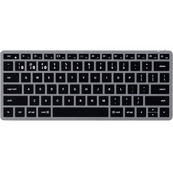 Teclado Satechi St-Btsx1M Backlit Para Mac Bluetooth - Space Gray