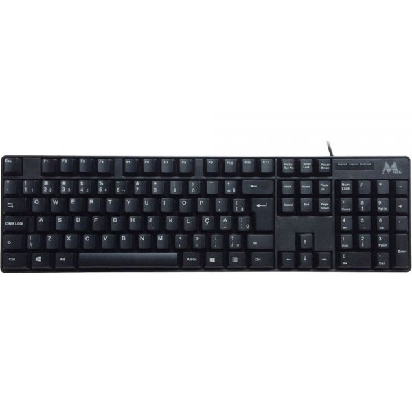 Teclado Mtek Kp928-E Usb - Preto (Espanhol)