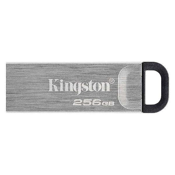 Pendrive Kingston 256Gb Usb 3.2 Data Traveler Kyson - Silver (Dtkn/256Gb)