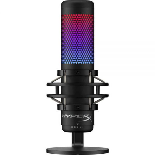 Microfone Hyperx Hmiq1S-Xx-Rg Quadcast S Rgb Usb - Preto