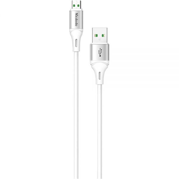 Cabo Usb-A Para Micro Usb Mcdodo Ca-1851 Supercharge 4A - Branco 1.2 Metros