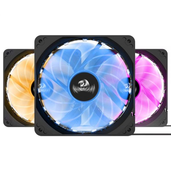 Cooler Redragon Gc-F006 Rgb - 3 Unidades Preto