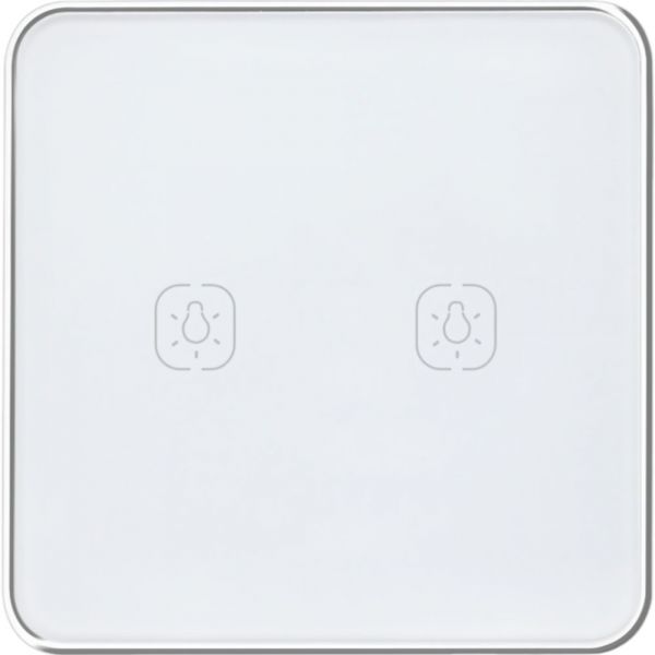 Interruptor De Luz Inteligente Zemismart Zb-R02C Zigbee 2 Botões - Branco