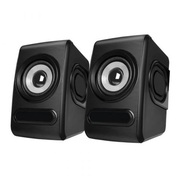 Speaker Satellite As-2713 Gamer Para Pc 2.0 - Preto