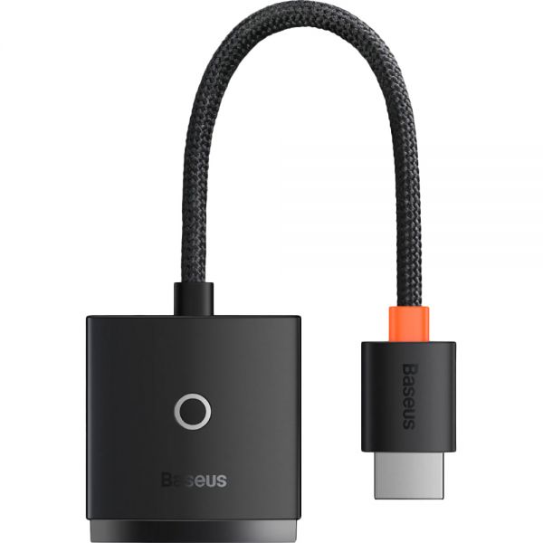 Adaptador Baseus Hdmi Para Vga - Preto (Wkqx010001)