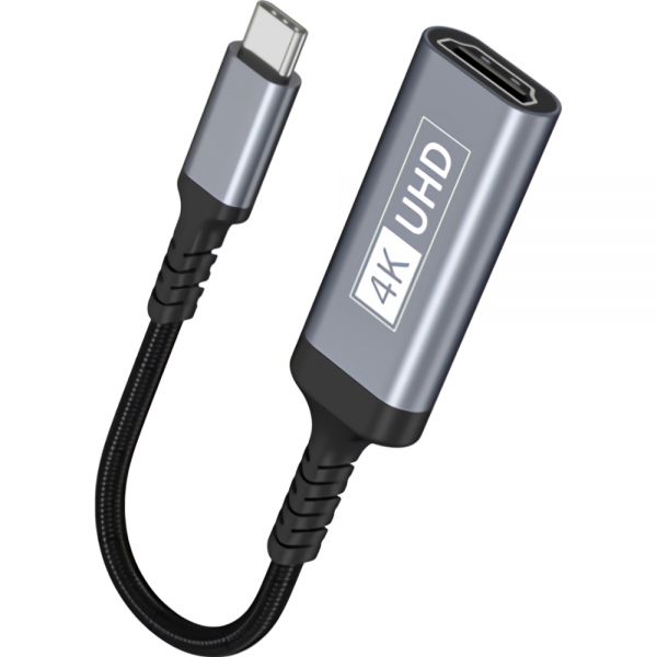 Adaptador Satellite Al-Hf1431 Usb-C Para Hdmi - Preto/Cinza