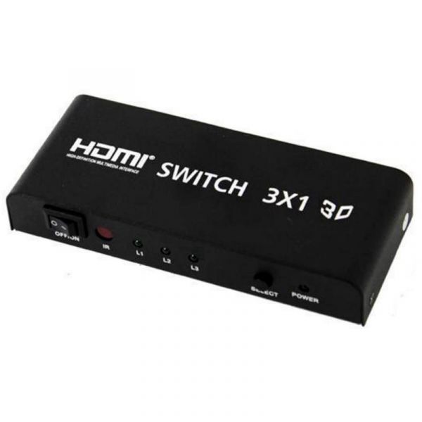 Adaptador Satellite Hdmi Switch 3X1 A-Hd03