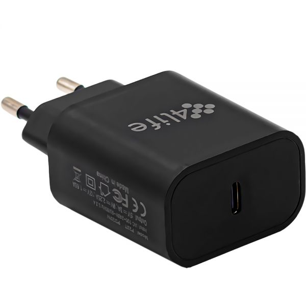 Adaptador Usb-C 4Life Flwc20Cb 20W Bivolt - Preto