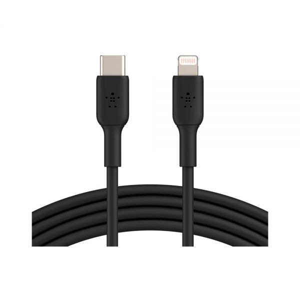 Cabo Belkin Usb-C Para Lightning Caa003Bt1Mbk - Preto 1 Metro