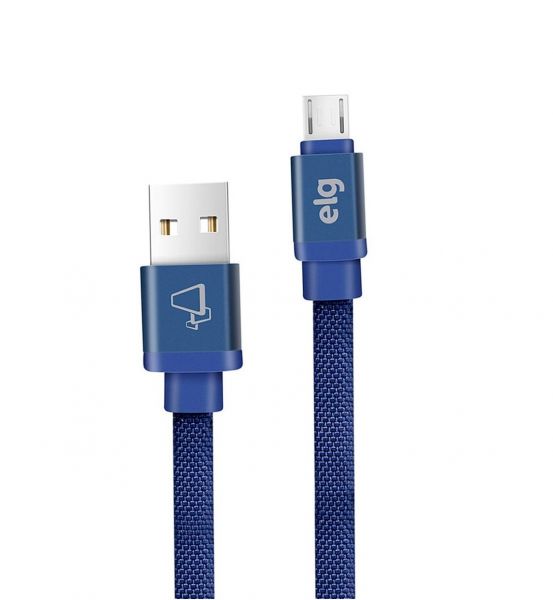 Cabo Micro Usb Elg Cnv510 - Azul 1 Metro