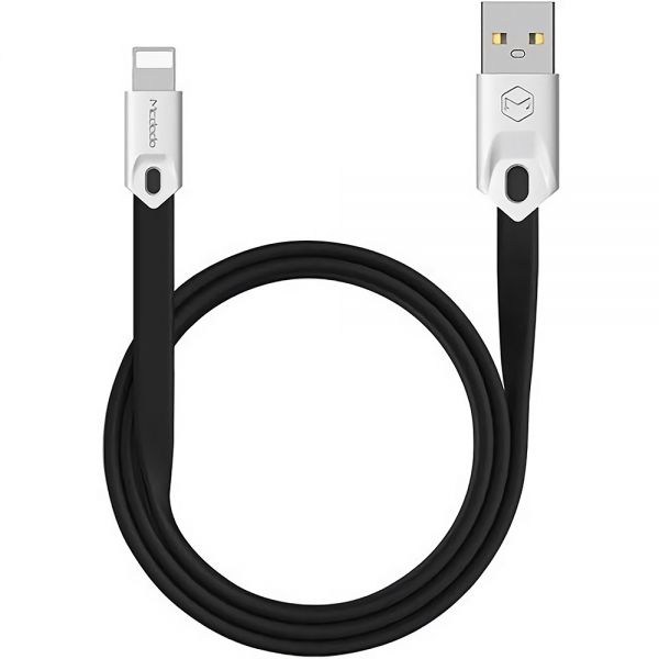 Cabo Usb Lightning Mcdodo Ca0550 Max - Preto/Branco 1 Metro