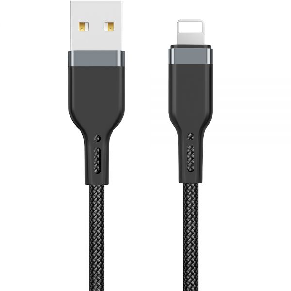 Cabo Usb Lightning Wiwu Pt01 - Preto 2 Metros