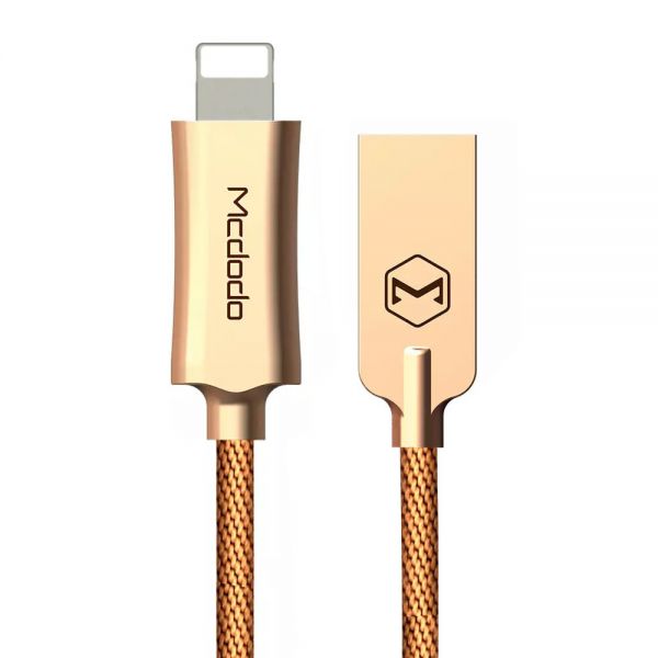 Cabo Usb-A Para Lightning Mcdodo Ca3920 - Ouro 1.2 Metros