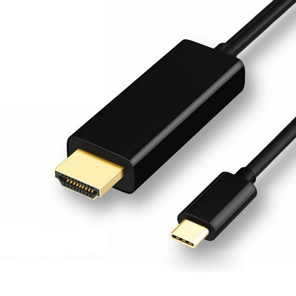 Cabo Usb-C A Hdmi Satellite Al-Hm231 - Preto 1.8 Metros