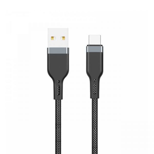 Cabo Usb-C Wiwu Pt-02 - Preto 3 Metros