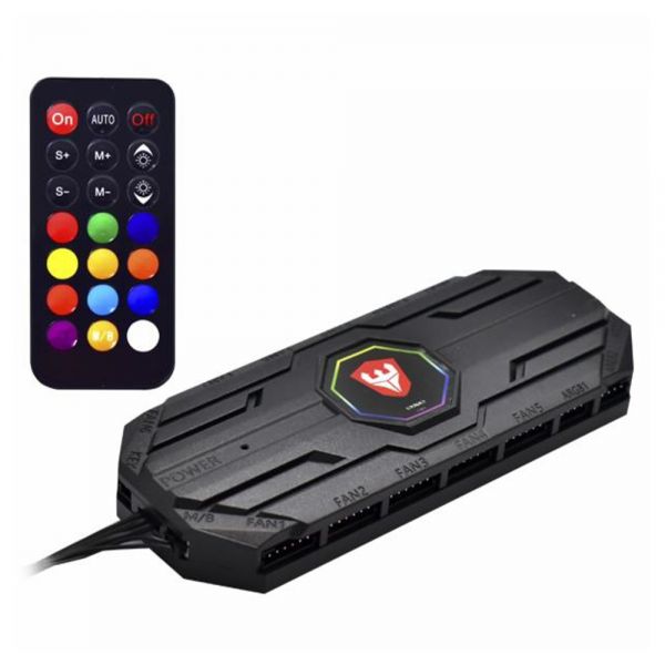 Controle Para Coolers Satellite A-Rgb Acb-3 5V 10 Portas
