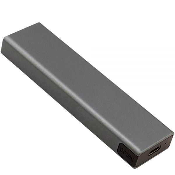 Gaveta Satellite Ax-205S Para Ssd M.2 - Cinza Escuro