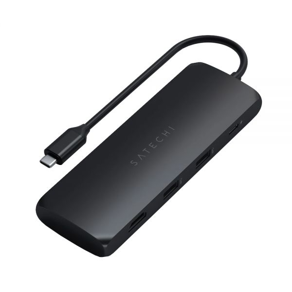 Hub Híbrido Satechi St-Uchsek 4 Em 1 + Slot Para M.2 Usb-C - Preto