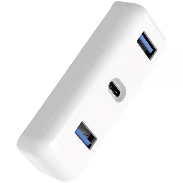 Hub Usb-C Hyper+ Hdh06 Hyperdrive Para Macbook 87W Adaptador De Energia - Branco