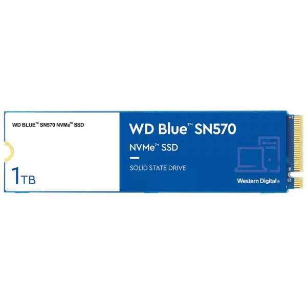 SSD M.2 NVMe Western Digital WD Blue SN570 3500 - 3000 MB/s 1 TB (WDS100T3B0C)