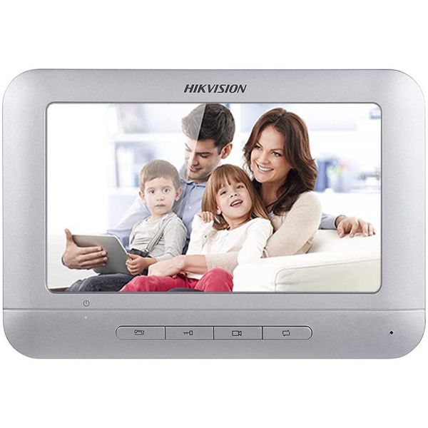 Vídeo Porteiro Hikvision Ds-Kis202T Analógico - Cinza/Preto