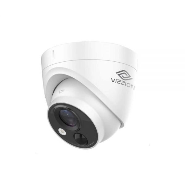 Câmera De Vigilância Cctv Vizzion Vz-Dd0T-Pirlpo Interno - Branco