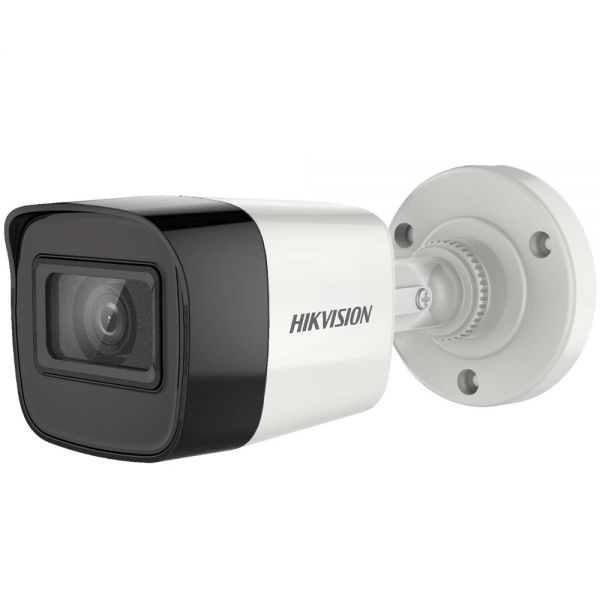 Câmera De Vigilância Hikvision Bullet Ds-2Ce16U1T-Itpf 8Mp 4K Externo - Branco/Preto