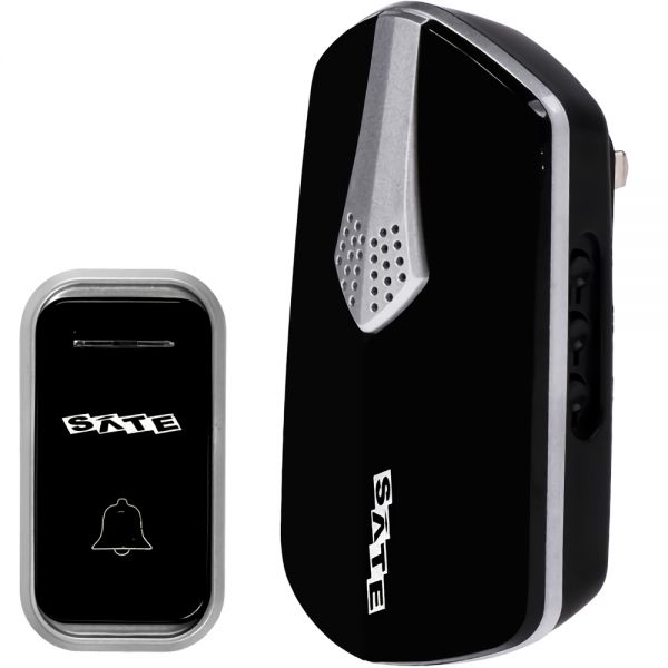 Campainha Eletrônica Satellite A-Db01 Sem Fio - Preto