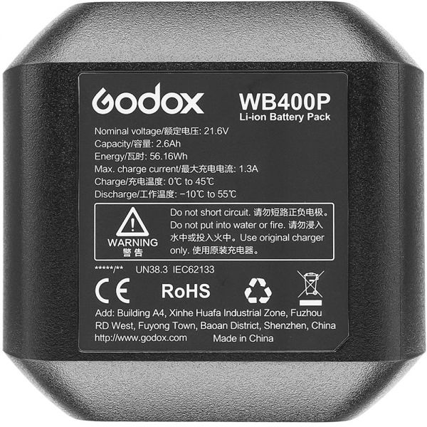 Bateria Godox Wb400P Para Flash Ad400 Pro