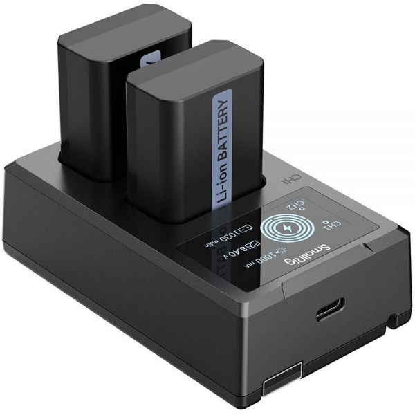 Kit De Carregador De Bateria Smallrig Np-Fw50