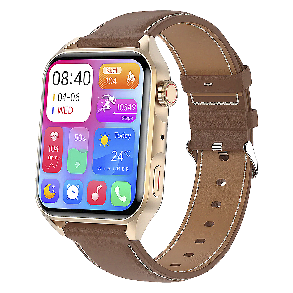 Relógio Smartwatch Blulory Glifo Ae 44Mm - Gold