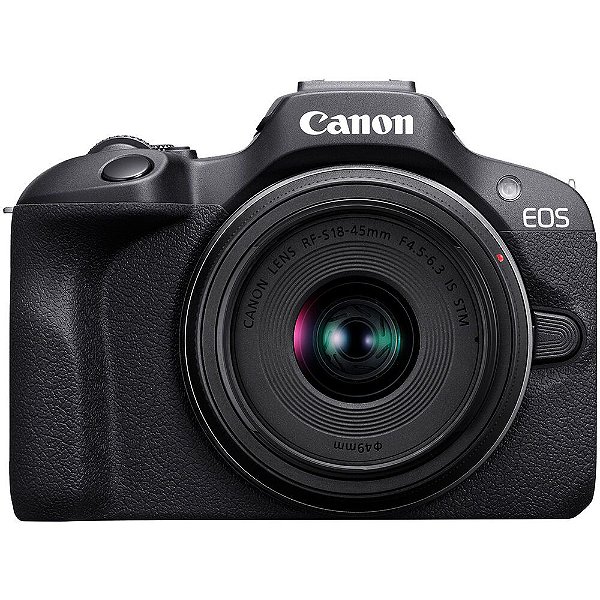 Câmera Canon EOS R100 Kit 18-45mmf/4.5-6.3 IS STM