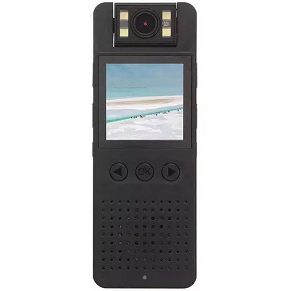 Câmera Corporal Satellite CS06 HD - Preto