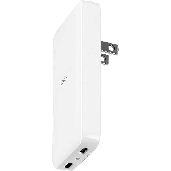 Carregador de Parede LOGiiX Power Plus 65 Slim LGX-13406 2 x USB-C - Branco