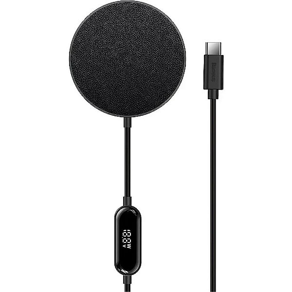 Carregador Sem Fio Baseus Simple Mini 2 CCJJ010001 15 W - Preto