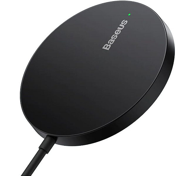 Carregador Sem fio Magnético Baseus Simple Mini3 15 W - Preto (CCJJ040001)