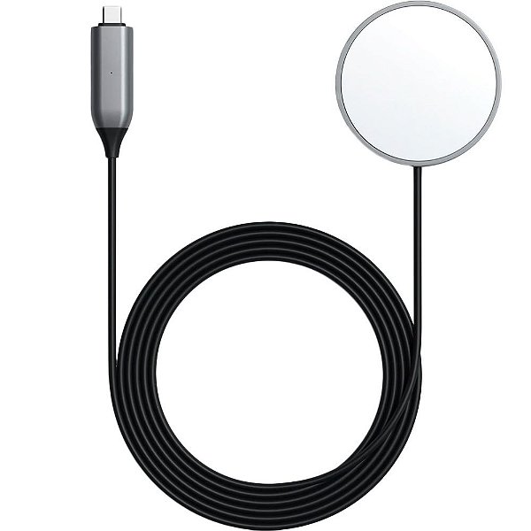 Carregador Sem fio Satechi ST-UCQIMCM USB-C 7.5 W - Cinza Escuro