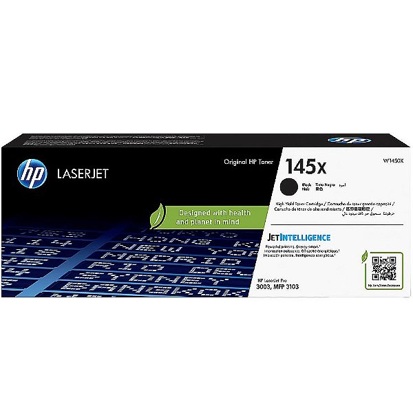 Cartucho de Toner HP 45X W1450X (3003/3103) - Preto