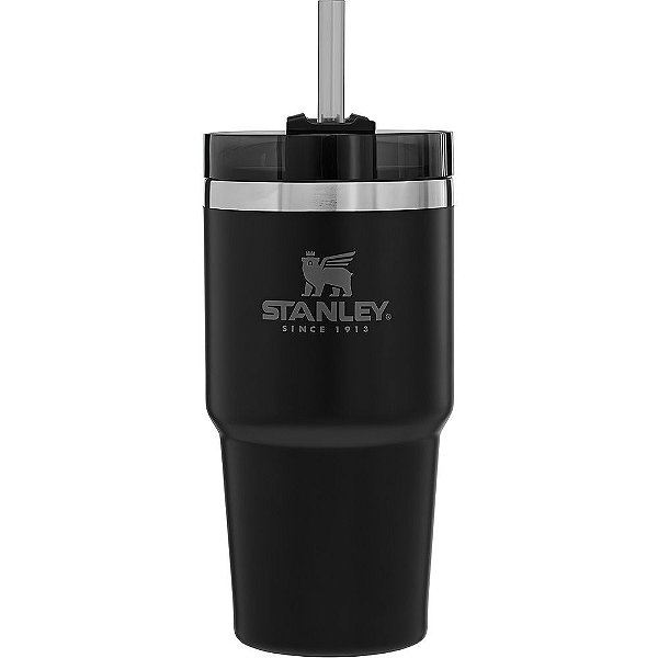 Copo Térmico Stanley Adventure com Canudo - Preto 590mL