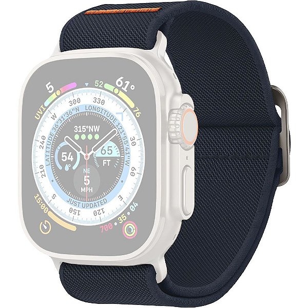 Correia de Nylon Spigen para Apple Watch Lite Fit Ultra AMP05984 42/44/45/49 mm - Azul Marinho