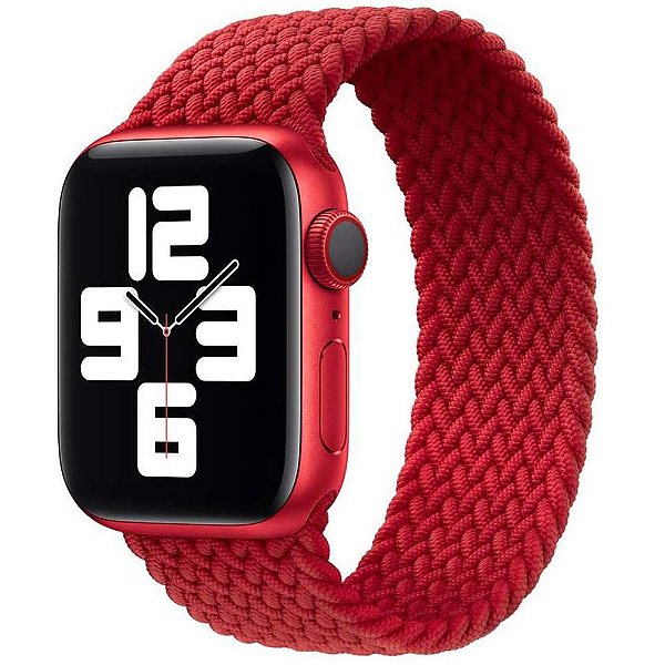 Correia Wiwu para Apple Watch Braided 42/44 mm - Red
