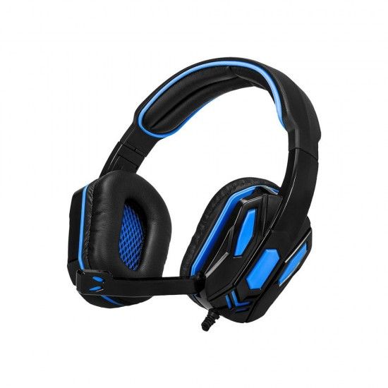 Fone de ouvido Gamer Argom Combat ARG-HS-2845BK - Preto/Azul