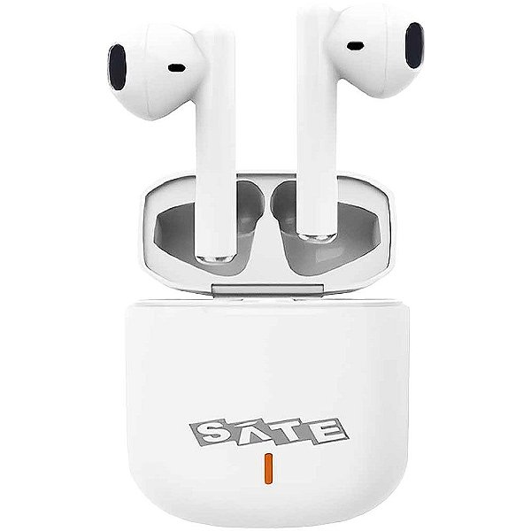 Fone de Ouvido Satellite AE-72004B TWS Bluetooth - Branco