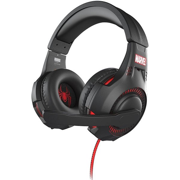 Fone de ouvido Xtech XTH-M541SM Spider-Man Miles Morales - Preto/Vermelho