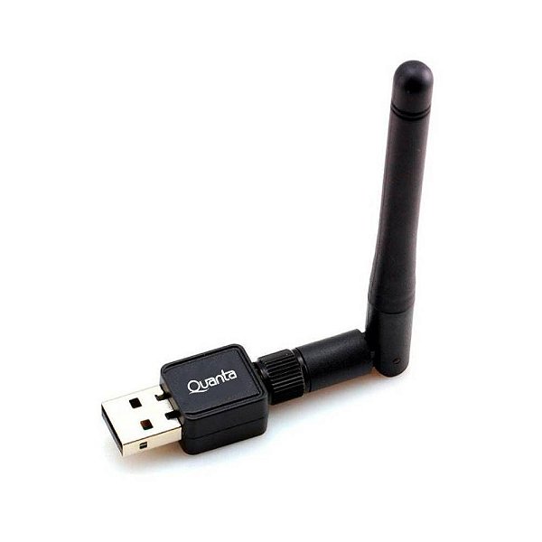 Adaptador Wifi Quanta QTA802 150Mbps USB - Preto